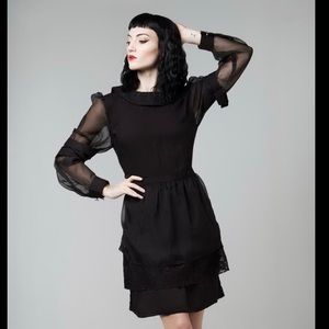 Disturbia Sceptic Gossimer Gothic Dress